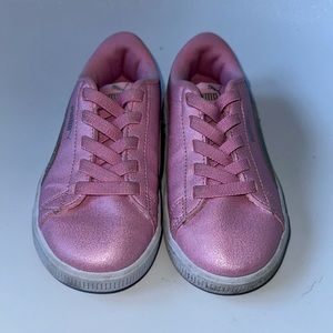 Used Pink Puma Sneakers